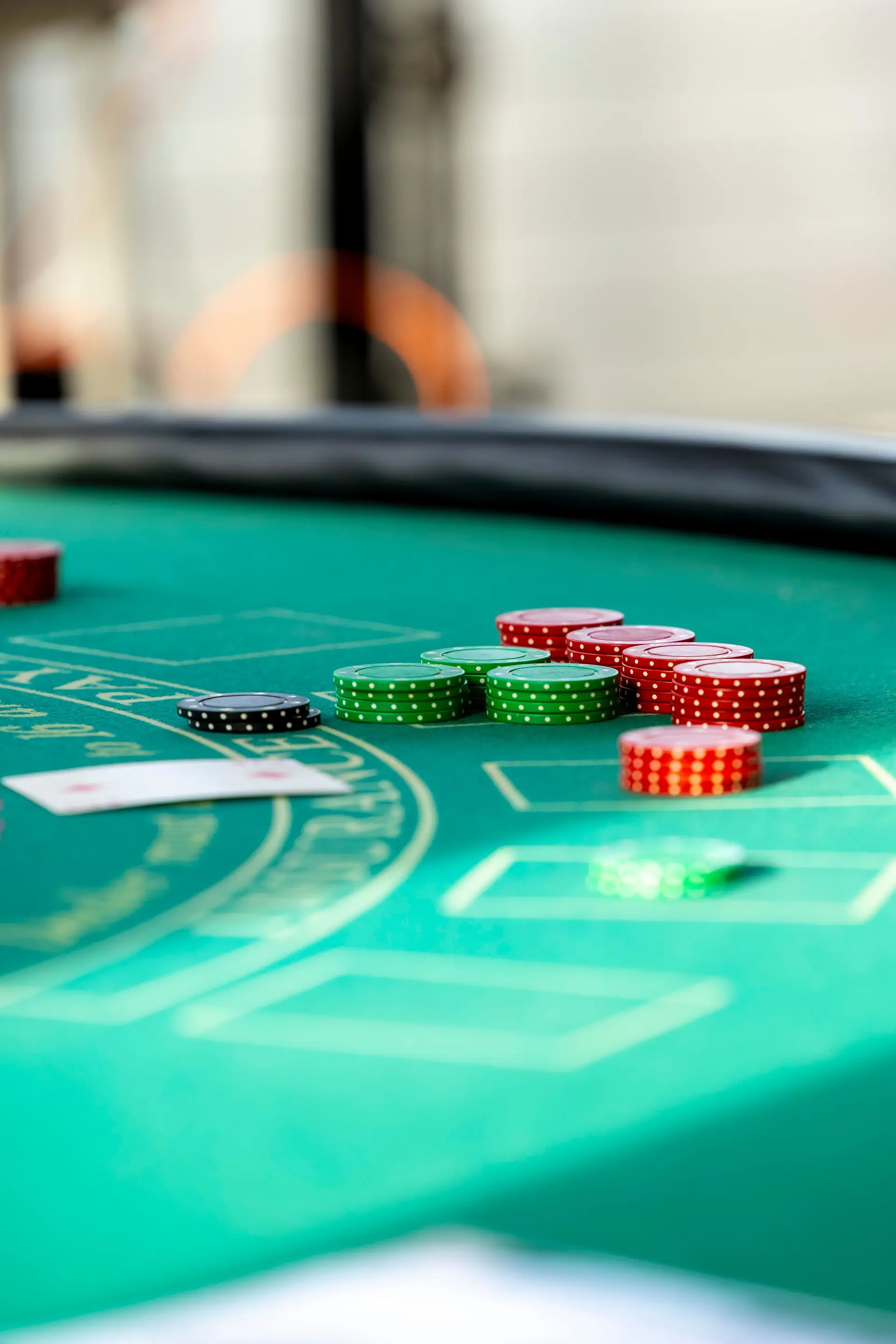 Blackjack Karten und Chips